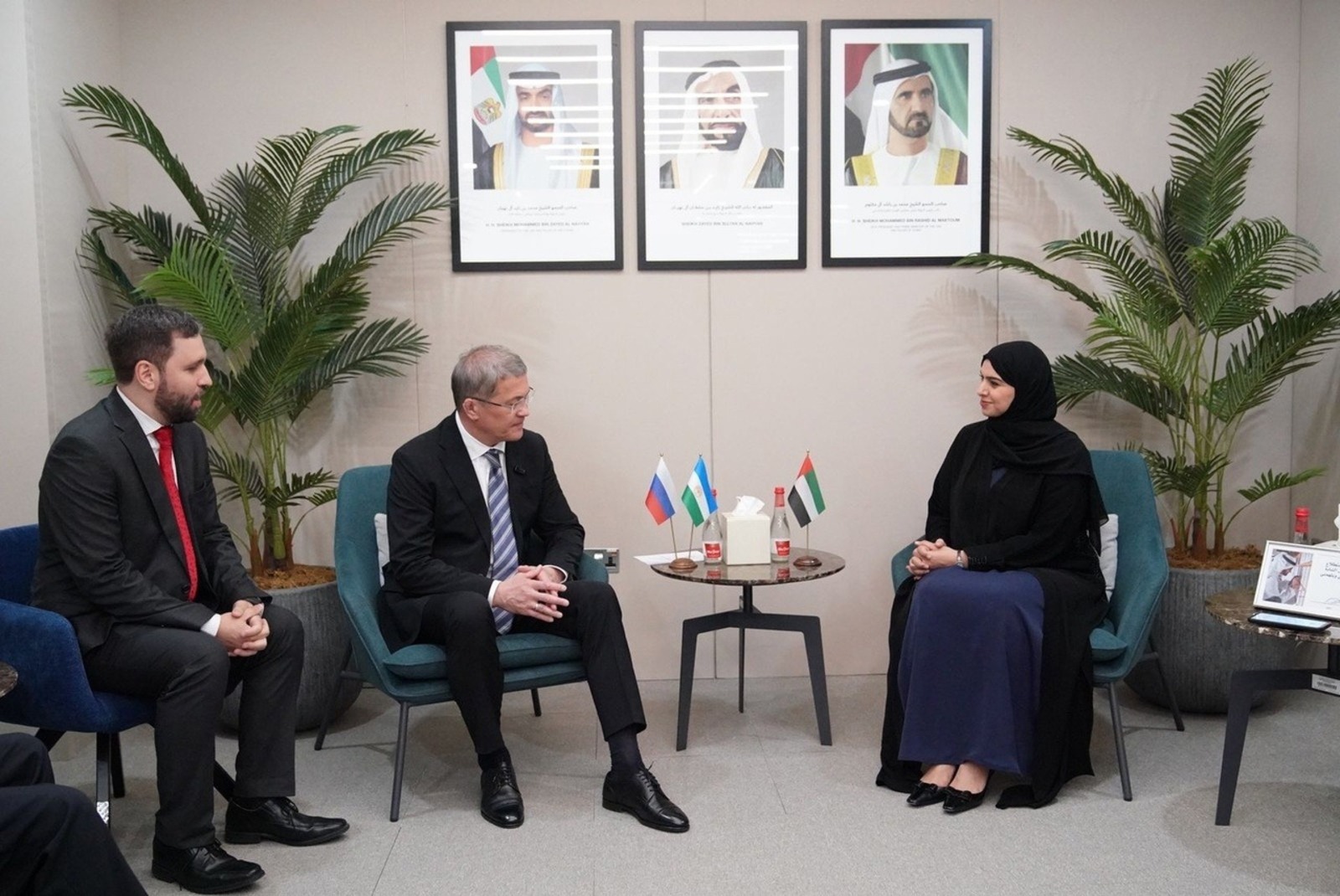 Радий Хабиров встретился с министром ОАЭ по вопросам изменения климата