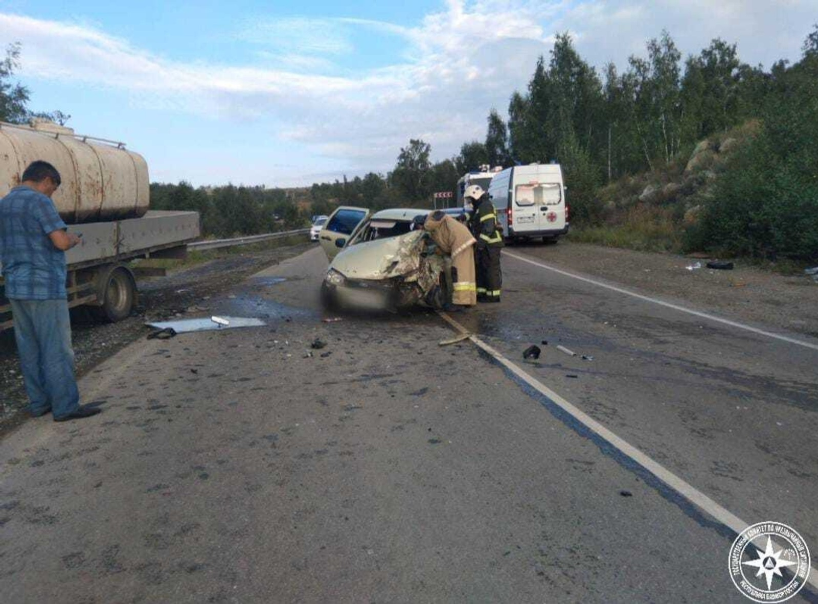 Баймаҡ-Хәсән юлында булған юл фажиғәһе...